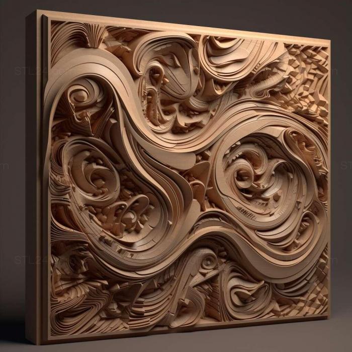 Patterns and decorations (stl dimension 2, PATTERN_2134) 3D models for cnc